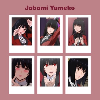 โปสเตอร์โพลารอยด์ ลายการ์ตูนอนิเมะ kakegurui Yumeko Jabami Mary Saotome Kirari Ririka momobami runa midari ikishima itsuki sumeragi