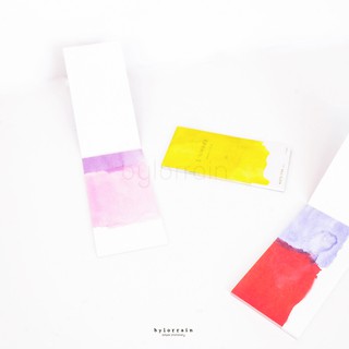 Water colour-memopad - กระดาษโน๊ตสีลายน้ำ