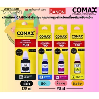 ชุดเซ็ท COMAX (หมึกเทียบ) CANON G-Series (หมึกเติม) คุณภาพสูงสำหรับเครื่องพิมพ์อิงค์เจ็ท