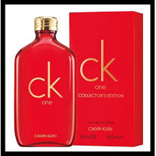 น้ำหอม ซีเค วัน ขวดแดง CK ONE collector’s edition edt 100ml สินค้าพร้อมส่ง ของแท้ ขวดซีล