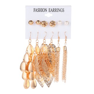 ตุ้มหูแฟชั่น ต่างหูแฟชั่น ตุ้มหูแบบเซ็ท หลากหลายรูปแบบ Women Earring, Fashion Earring