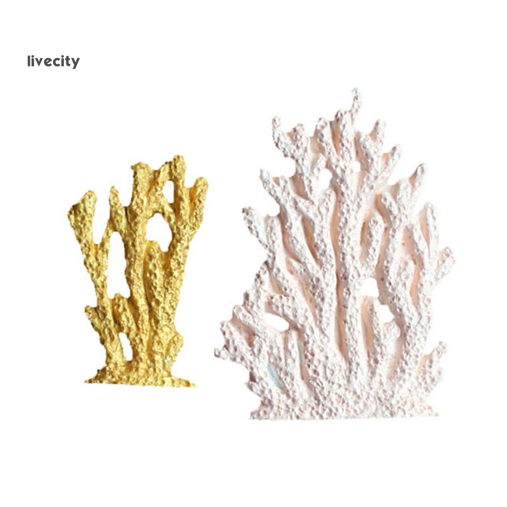livecity-แม่พิมพ์ซิลิโคน-รูปปะการังนูน-สําหรับตกแต่งเค้ก-ช็อคโกแลต-ฟองดองท์-diy