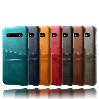 เคสโทรศัพท์หนังเคสโทรศัพท์มือถือสําหรับ Leather Case for Samsung Galaxy A50 A10 A30 A40 A70 A80 A90 A20E M10 M20 A51 A71 A81 A91 2 Card Slot Faux Leather Phone Case ซองหนัง samsung