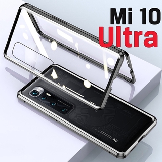 Xiaomi Mi 10 Ultra Cover Double Sided Tempered Glass Magnetic Flip Case Xiomi Mi10 Ultra Full Protection Casing