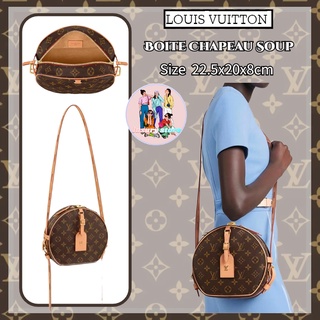 ✨กล่องใส่หมวกซุป   LOUIS VUITTON Boite Chapeau Soup กระเป๋าสะพายข้าง / กระเป๋าสตรี