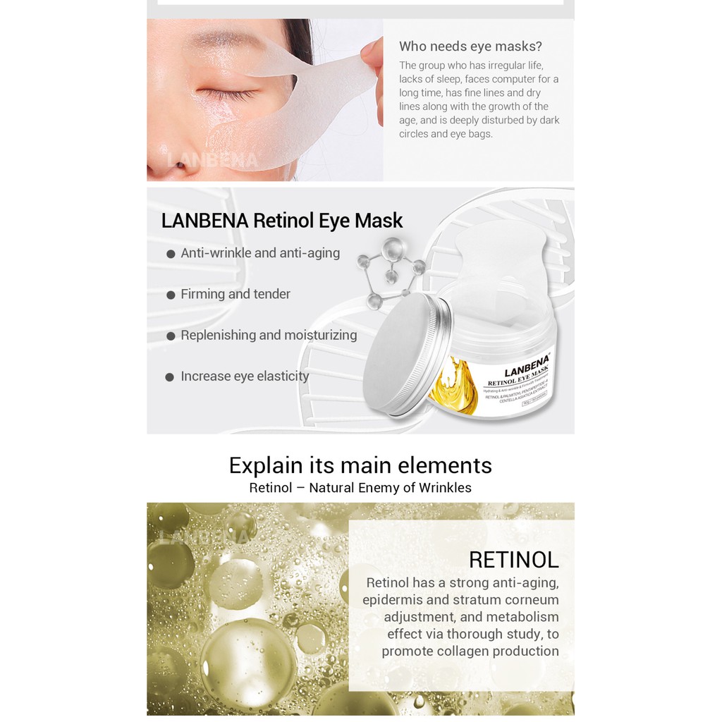 จัดส่ง-7-15-วัน-lanbena-retinol-ตาหน้ากากกรดไฮยาลูโรตาแพทช์เซรั่มช่วยลดถุงใต้ตาถุงใต้ตาซ่อมบำรุงบำรุงกระชับ