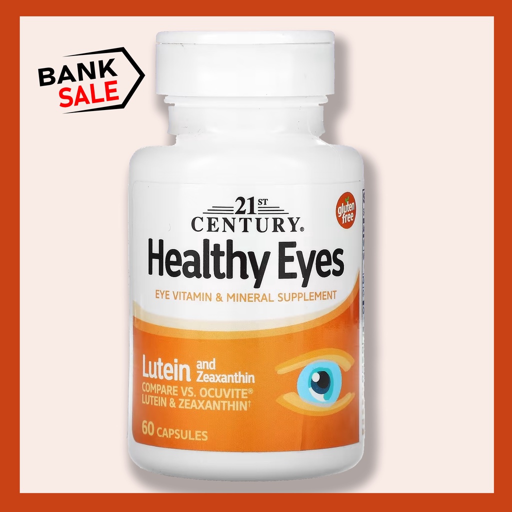พร้อมส่ง-21st-century-healthy-eyes-lutein-amp-zeaxanthin-60-capsules-ขวดสีเหลื่องอมส้ม