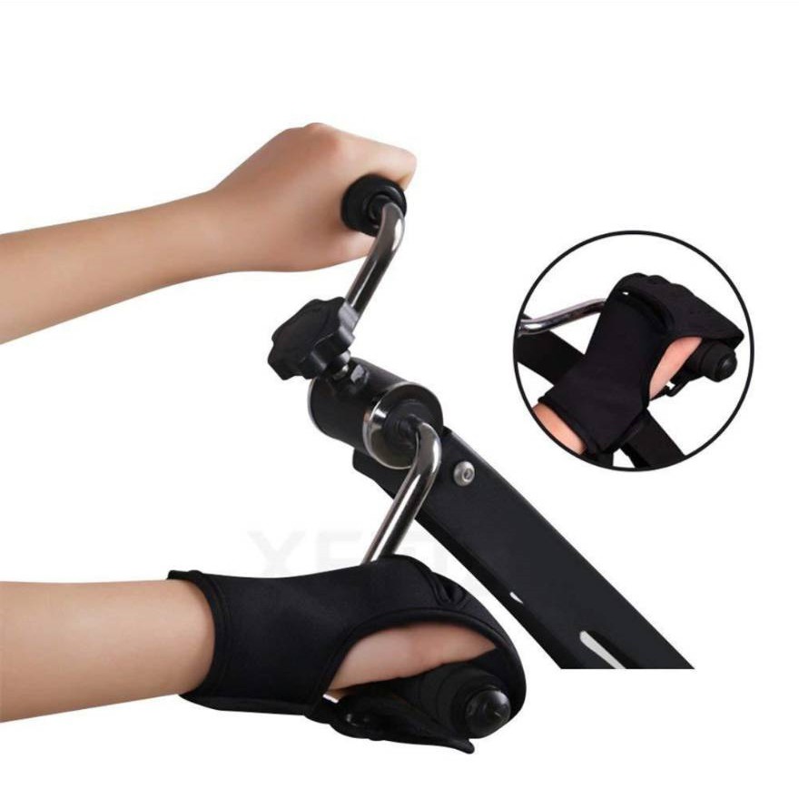 ถุงมือปั่นจักรยานกายภาพ-แบบนิ้วสอด-bicycle-hand-support-ถุงมือดึงรอกบริหารไหล่-กล้ามเนื้ออ่อนแรง