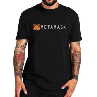 เสื้อยืดคอกลม ผ้าฝ้าย พิมพ์ลาย Metamask Classic Hodl Cryptocurrency Eth Wallet Ico Tokens Blockchain สไตล์เกาหลี พลัสไซซ