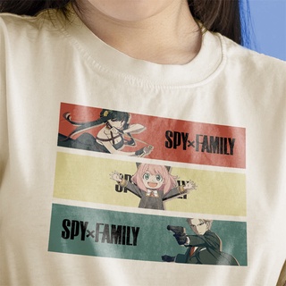 เสื้อยืด พิมพ์ลายการ์ตูนอนิเมะ Spy X Family