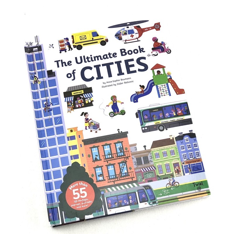 The Ultimate Book of Cities หนังสือ boardbook พร้อมลูกเล่น | Shopee ...