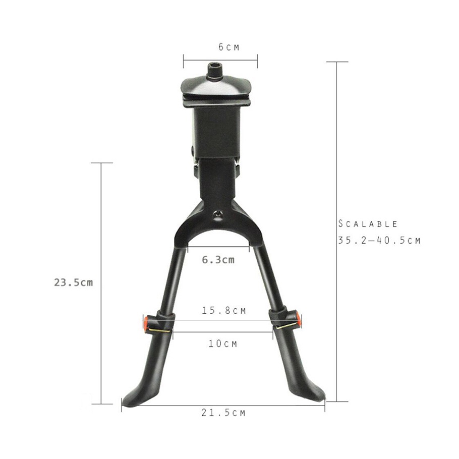 ขาตั้งจอดรถจักรยานเสือภูเขา-แบบสองขา