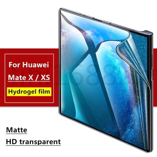 ฟิล์มไฮโดรเจลเกรดใหม่ เหมาะสำรับ  Huawei Mate X/Mate XS soft TPU Full Cover Clear Film Guard Screen Protector Screen Protector Full Cover Soft Hydrogel Film For huawei mateX/XS Protective Film อุปกรณ์กันรอยหน้าจอ