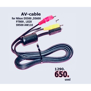 สาย AV-Cable for Nikon D5500, D5600, P7800, L820, S9500, AW110