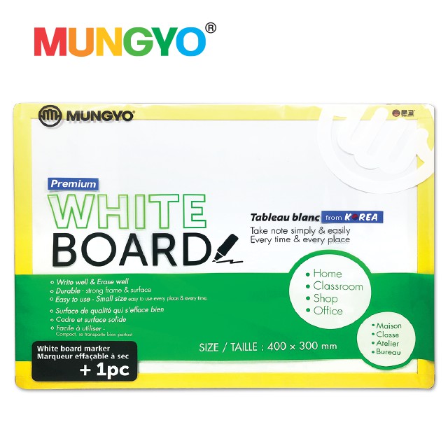 mungyo-ไวท์บอร์ด-30x40cm-white-board300x400mm-mungyo