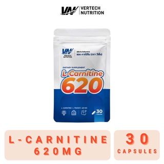 ภาพขนาดย่อของภาพหน้าปกสินค้าVERTECH NUTRITION​ แอลคาร์นิทีน 620 (30 แคปซูล) L-Carnitine 620 (30 capsules) จากร้าน vertech.nutrition บน Shopee ภาพที่ 1