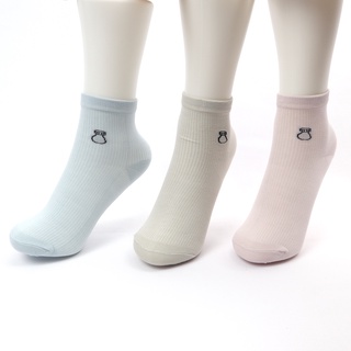 สินค้า HappyLife ถุงเท้าคุณภาพดี ไม่ยืดง่าย มีลายอยู่ตรงข้อเท้า General socks(SC)