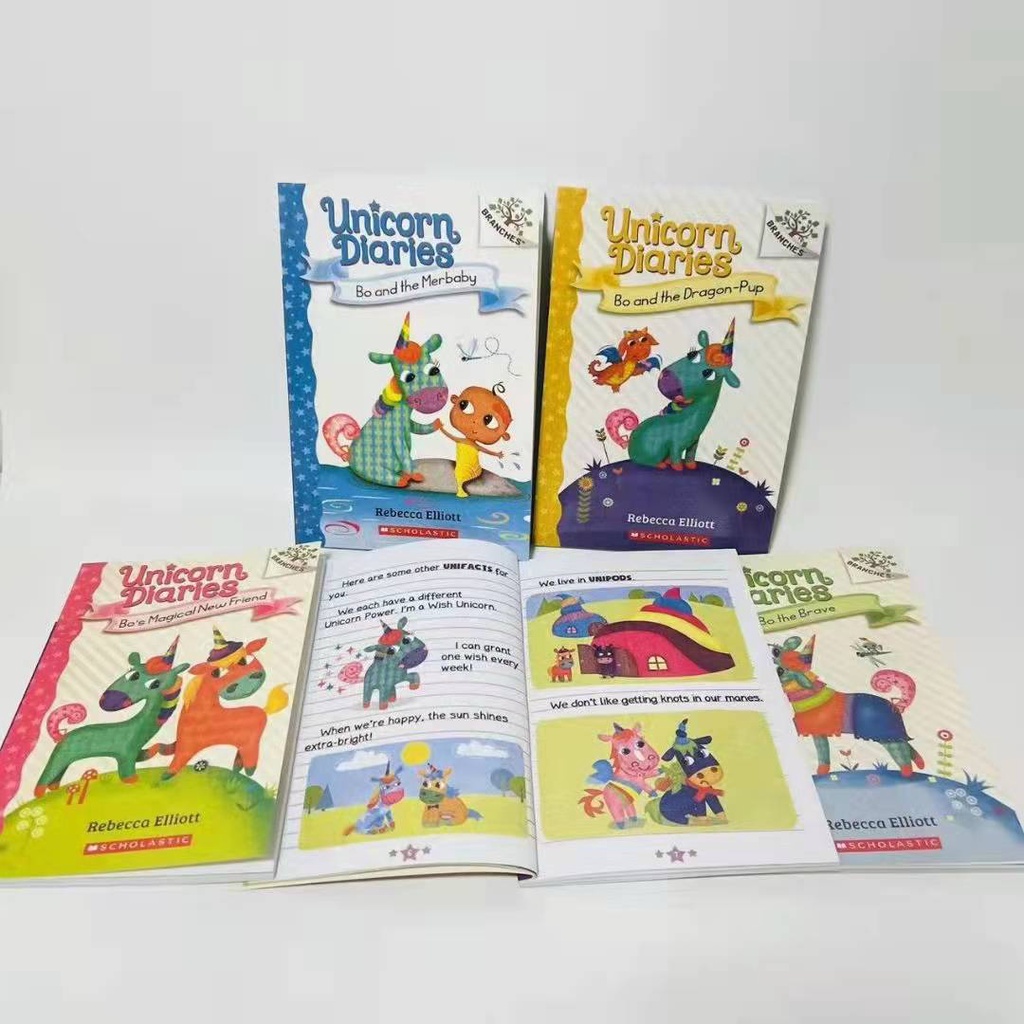 พร้อมส่ง-scholastic-branches-unicorn-diaries-stories-set-5-books