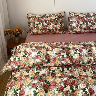 ผ้าปูที่นอน (ลาย ดอกไม้ 🌹)