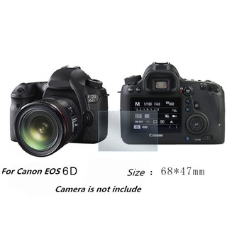 กระจกนิรภัยป้องกันหน้าจอสำหรับ Canon EOS 6D กล้องฟิล์มฟิล์มนิรภัยฟิล์มป้องกัน HD