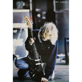 โปสเตอร์ รูปถ่าย คอนเสิร์ต นักร้อง วง ดนตรี ร็อก NIRVANA Kurt Cobain 1987-94 POSTER 24"x35" Legend American Rock Band v3