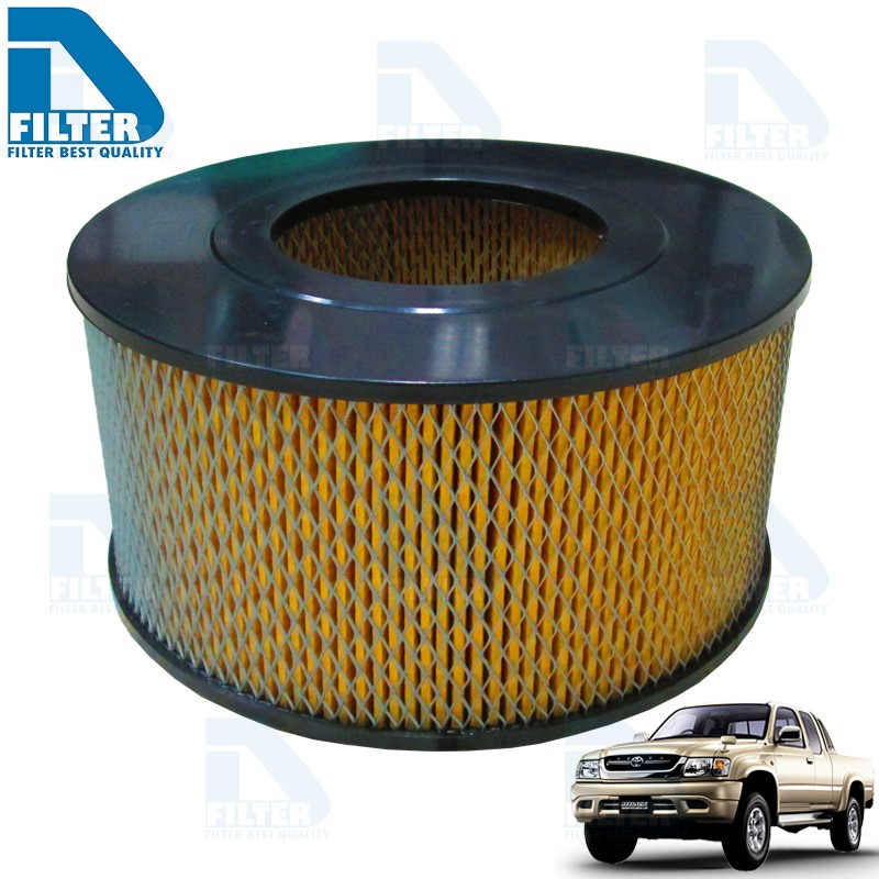 กรองอากาศ-toyota-โตโยต้า-hilux-tiger-ไทเกอร์-เครื่อง-1kz-3-0-รูทะลุ-by-d-filter-ไส้กรองอากาศ-da160