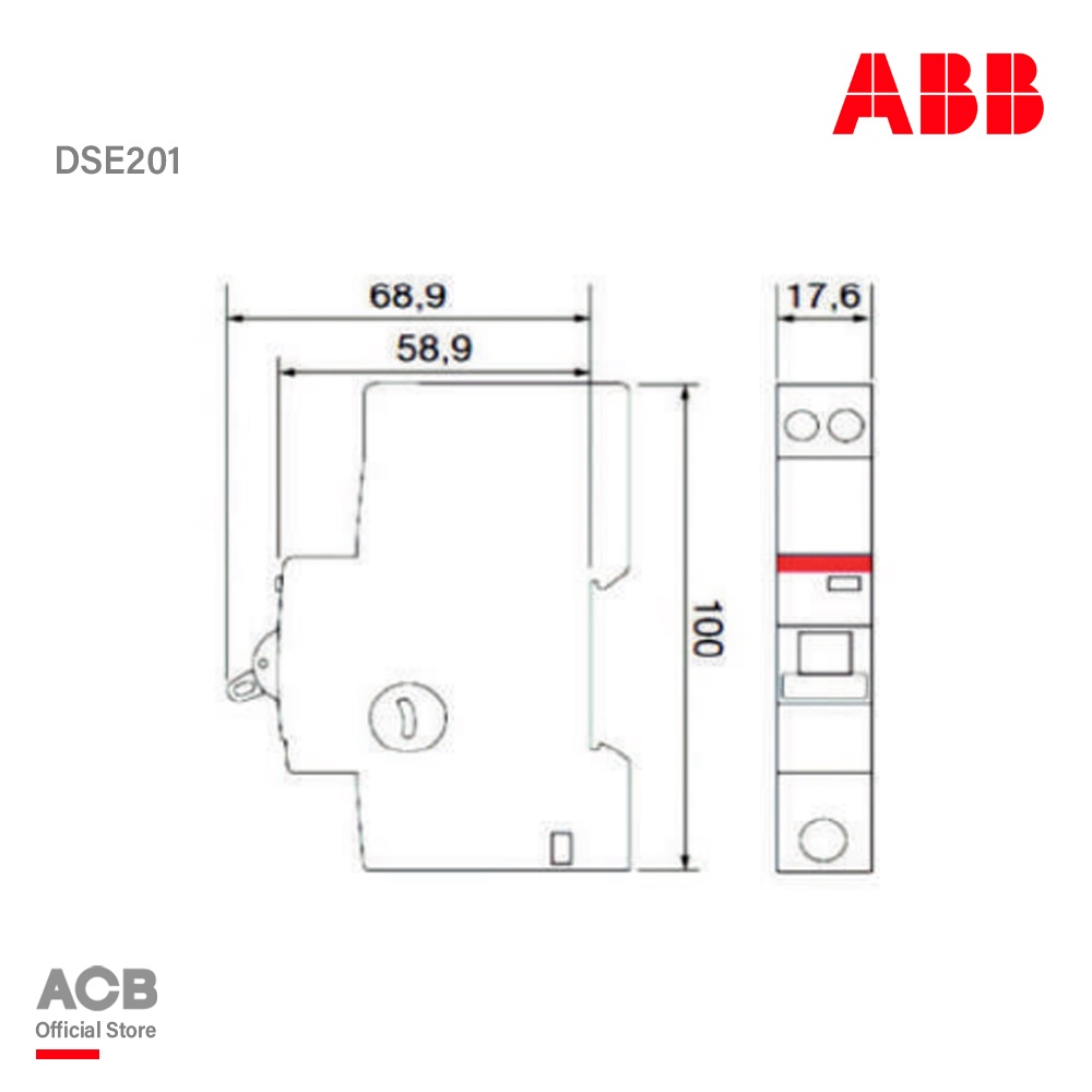 abb-dse201-c20-ac30-30ma-6ka-miniature-circuit-breaker-with-overload-protection-rcbo-type-ac-1p-20a-6ka-30ma-240v