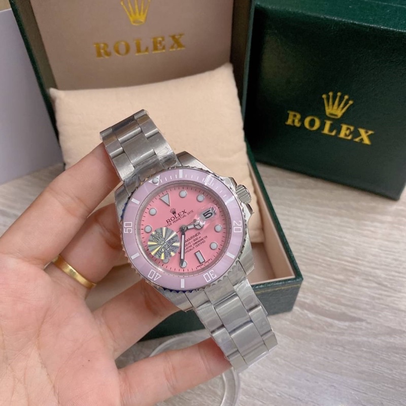 นาฬิกาข้อมือนาฬิกาsubmarinerpink-ระบบออโต้-size40mm