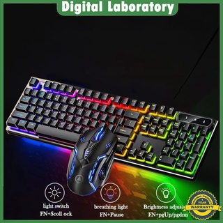 จัดส่งภายใน 24 ชั่วโมงแป้นพิมพ์ กันน้ำ 6 คีย์ไม่ขัดแย้ง keyboard keyboard mechanical คีย์บอร์ดเกมมิ่ง แป้นพิมพ์ RGB img 1