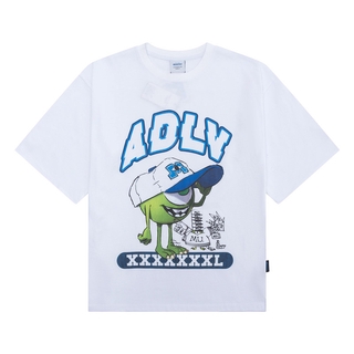 ผ้าฝ้าย 100%เสื้อยืดแขนสั้นพิมพ์ลายโดนัทสเก็ตบอร์ด Adl สําหรับผู้ชายและผู้หญิงS-3XL