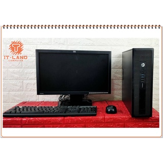 สินค้า HP Prodesk 400 G1 sff Core i3 4130T Gen4 th พร้อมจอ 19\'\" Widescreen + วินโดว์ 10 ของแท้