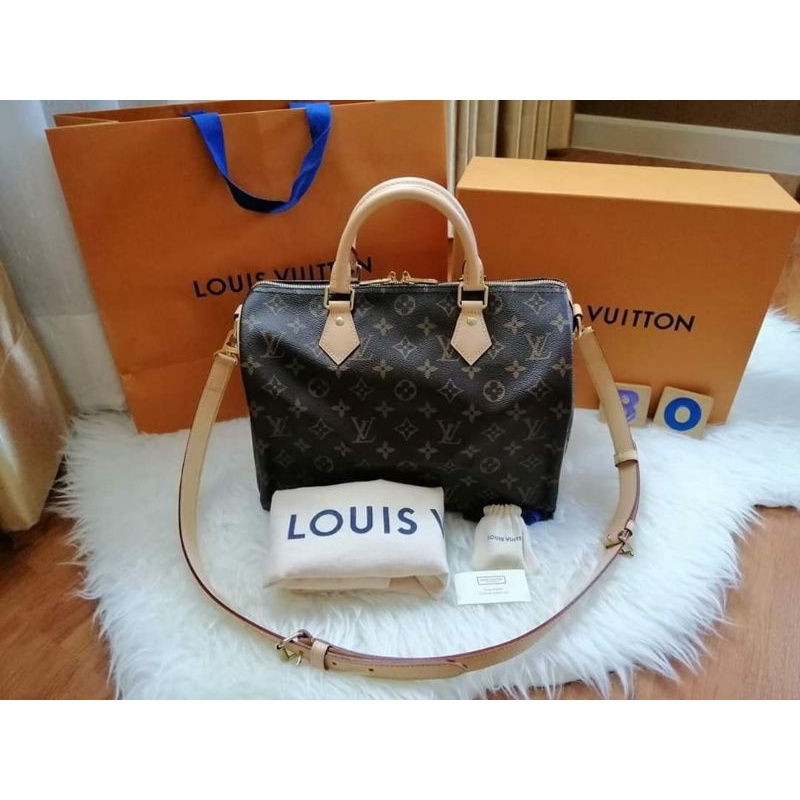 lv-speedy-30-ban-สวยมาก-รุ่นฮิตตลอดกาล-ของใหม่นะคะ-แท้-มีของ-พร้อมส่งค่ะ