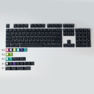 ภาพหน้าปกสินค้าGMK black pixel word keycaps, 128 คีย์ keycaps Cherry Profile DYE-SUB ส่วนบุคคล GMK Keycaps สำหรับแป้นพิมพ์เครื่องกล ที่เกี่ยวข้อง