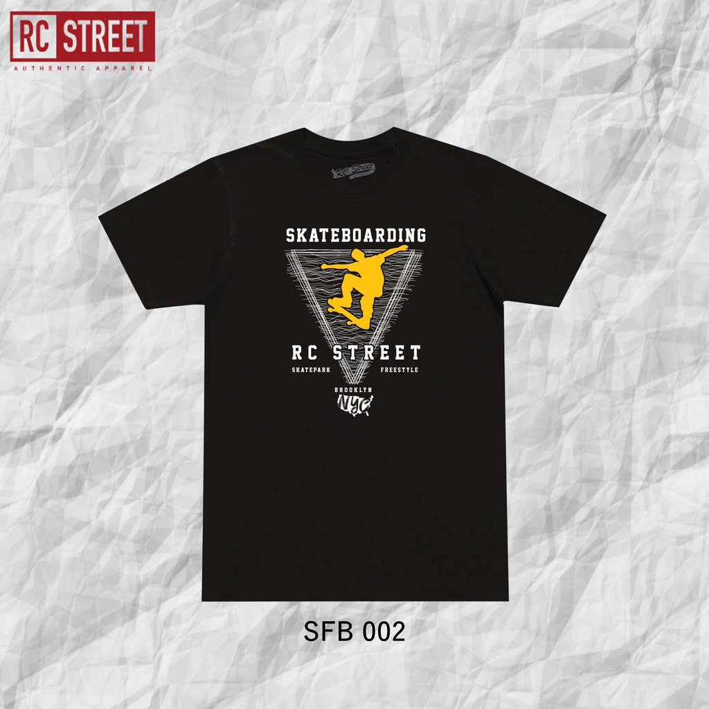 rc-street-เสื้อยืด-skate-freestyle-brooklyn-sfb-100-cotton