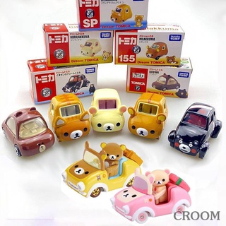 รถของเล่น Tomica Takara Tomy Rilakkuma Kumamoto Brown Bear ของเล่นสําหรับเด็ก