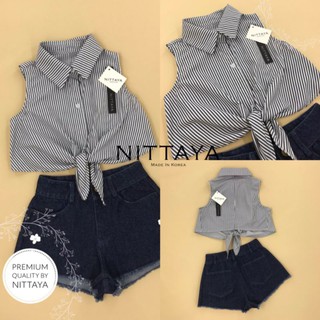 ป้าย NITTAYA : เสื้อแขนกุด + กางเกงขาสั้น