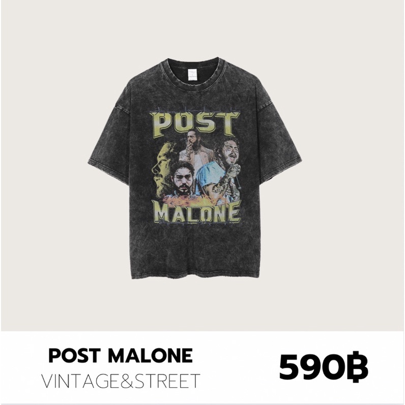 พรีออเดอร์-theboy-post-malone-เสื้อยืดวินเทจ