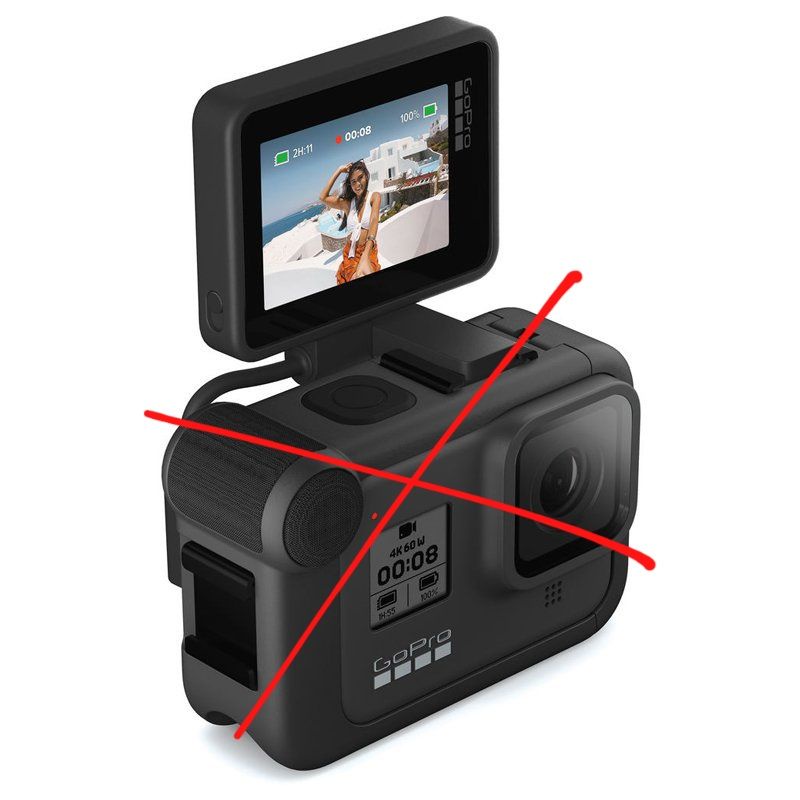 ตอบโจทย์แก้ไขเห็นเบ้าหน้าตัวอย่างเต็มตากับชุดสุดท้ายในสต้อคgopro-display-mod-for-hero-8-9ประกันร้าน24เดือนไม่รวมmediamod