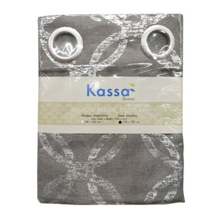 KASSA HOME ผ้าม่านตาไก่ประตู รุ่น MODO-GY-220 GMT ขนาด 138 x 220 ซม. สีเทา ผ้าม่าน มู่ลี่