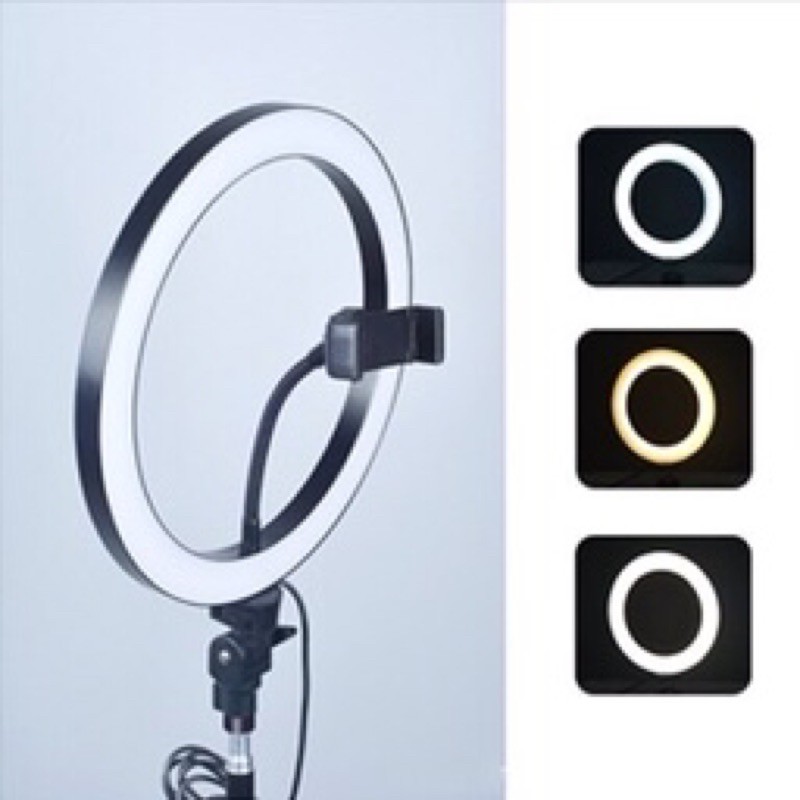 ภาพหน้าปกสินค้าพร้อมส่งใน1วัน ไฟไลฟ์สด LED Selfy Ring Light  ไฟไลฟ์สด 3โหมด ปรับได้ จากร้าน hd_accessory บน Shopee