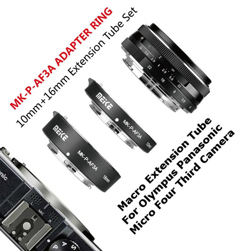 Kit 3 In 1 Di Tubi Di Prolunga Macro Per Obiettivi Canon EF/EF-S &ndash; Messa A Fuoco Automatica