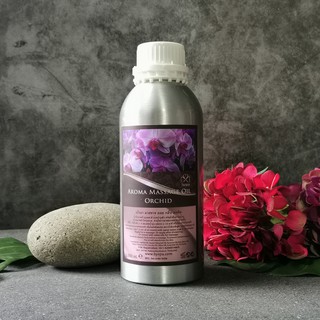 BYSPA น้ำมันนวดตัวอโรมา Aroma massage Oil กลิ่น กล้วยไม้ Orchid 1,000 ml.