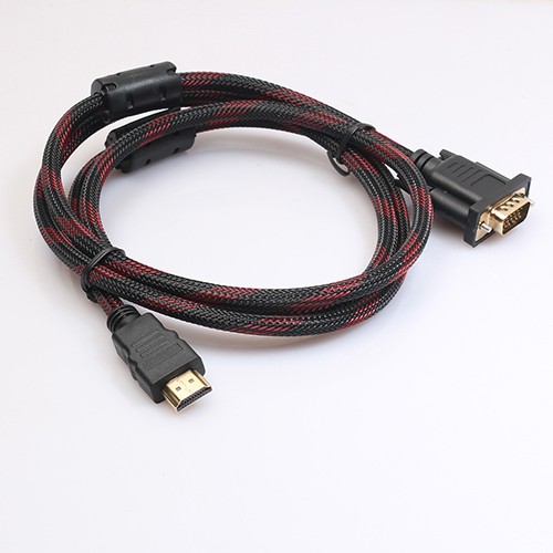 สายเคเบิ้ลhdmi-male-to-vga-hd-15-male-15-pin-อะแดปเตอร์แปลงสายเคเบิ้ลวิดีโอ-1-5-ม-1080-p-r-25