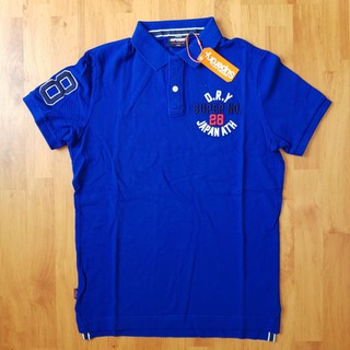 Superdry Classic Superstate Polo - เสื้อโปโล สำหรับผู้ชาย สี Vivid Cobalt