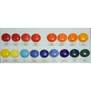 CERAMIC STAINS COLORS สีสเตน สีเคลือบเซรามิค ขนาด 500 กรัม/ขวด