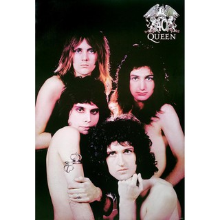 โปสเตอร์ รูปถ่าย วง ดนตรี ร็อก ควีน Queen (1970-Now) POSTER 24"x35" Inch English Rock British Rock Band