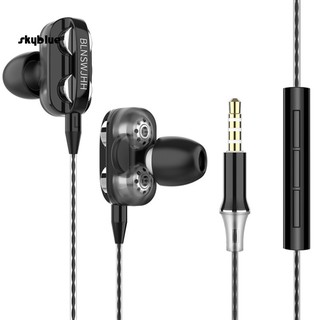 ภาพหน้าปกสินค้าชุดหูฟัง เบสหนัก skbl sports Dual Drivers 4 units Heavy Bass HIFI ที่เกี่ยวข้อง