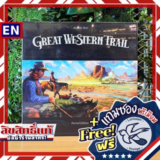 ภาพขนาดย่อของสินค้าGreat Western Trail (2nd Edition) แถมซองพรีเมี่ยมฟรี