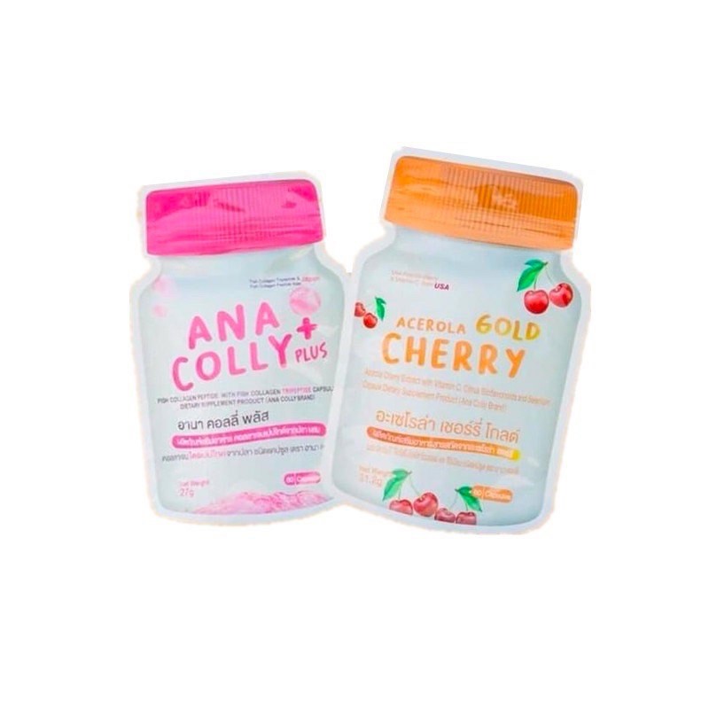 ภาพหน้าปกสินค้าANA COLLY อานา คอลลี่ ACEROLA CHERRY VIT C อะเซโรล่า เชอร์รี่ โกลด์ 60แคปซูล จากร้าน skincar_beauty.shop บน Shopee