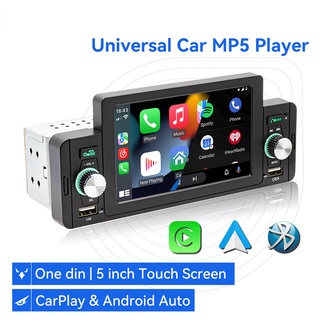 เครื่องเล่นมัลติมีเดีย วิทยุ FM 1 Din บลูทูธ 5 นิ้ว สําหรับ Volkswagen Nissan Toyo